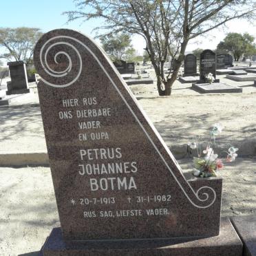 BOTMA Petrus Johannes 1913-1982