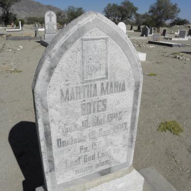 BOTES Martha Maria 1940-1943