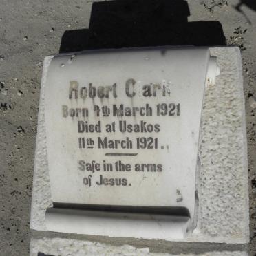 CLARK Robert 1921-1921