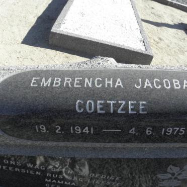 COETZEE Embrencha Jacoba 1941-1975
