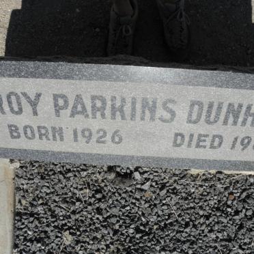 DUNHAM Roy Parkins 1926-1961