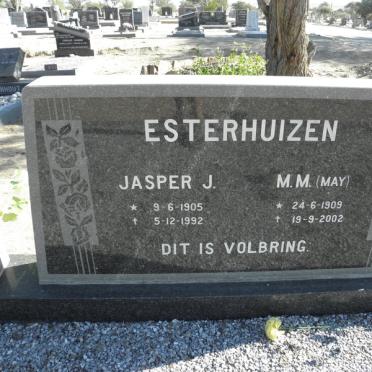 ESTERHUIZEN Jasper J. 1905-1992 &amp; M.M. 1909-2002