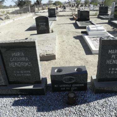 HENDRIKS Marthinus Petrus 1900-1974 &amp; Maria Catarina 1896-1968