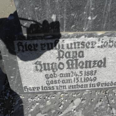 MENZEL Hugo 1887-1949