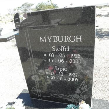 MYBURGH Stoffel  1925-2000 &amp; Japie 1927-2004
