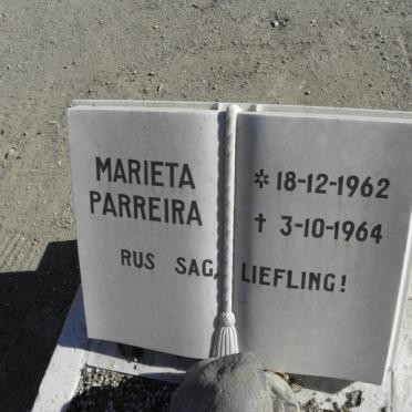 PARREIRA Marieta 1962-1964