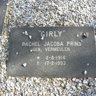 PRINS Rachel Jacoba nee VERMEULEN 1916-1993