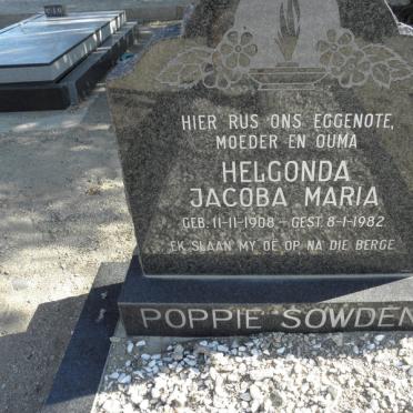 SOWDEN Helgonda Jacoba Maria 1908-1982