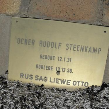 STEENKAMP Ocker Rudolf 1931-1938
