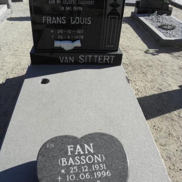 SITTERT Fan, van nee BASSON 1931-1996