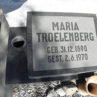 TROELENBERG Maria 1890-1970