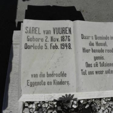VUUREN Sarel, van 1876-1948