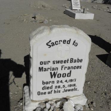 WOOD Marian Frances 1917-1918