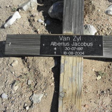 ZYL Albertus Jacobus, van 1917-2004