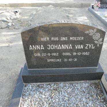 ZYL Anna Johanna, van 1912-1982