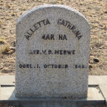OPPERMAN Alletta Cathrina Martha nee V.D. MERWE -1948