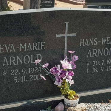 ARNOLD Hans-Werner 1924-1981 &amp; Eva-Marie 1924-2013