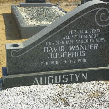 AUGUSTYN David Wander Josephus 1906-1980