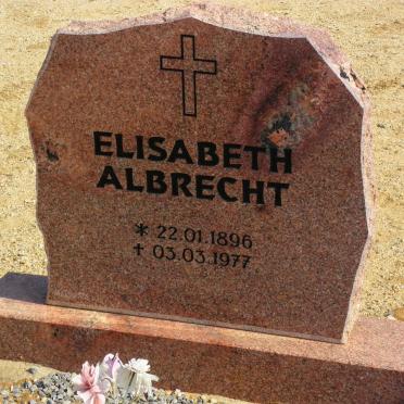 ALBRECHT Elisabeth 1896-1977