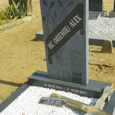 ALEX Hermina Christina 1943-2011