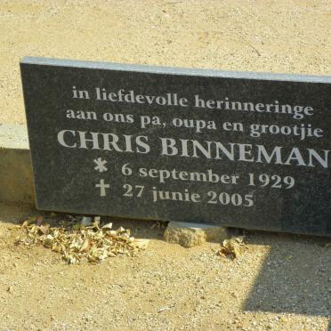 BINNEMAN Chris 1929-2005
