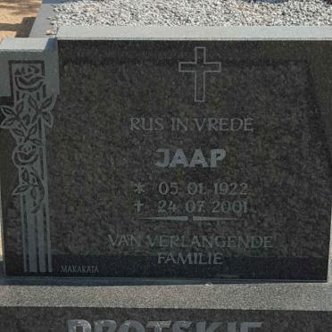 DROTSKIE Jaap 1922-2001