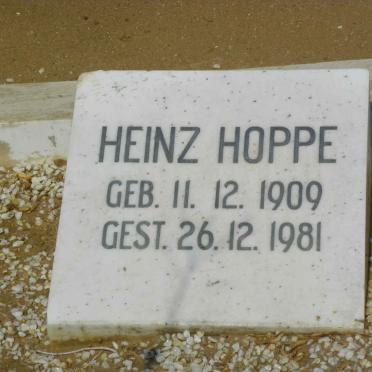 HOPPE Heinz 1909-1981