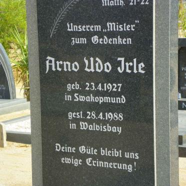 IRLE Arno Udo 1927-1988