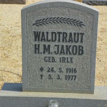 JAKOB Waldtraut H.M. nee IRLE 1916-1977