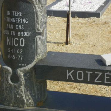 KOTZE Nico 1962-1977