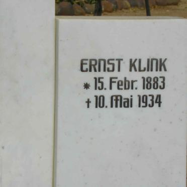 KLINK Ernst 1883-1934