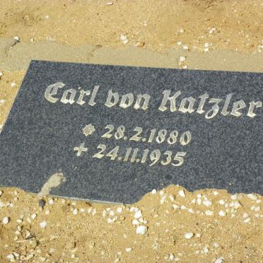KATZLER Carl, von 1880-1935