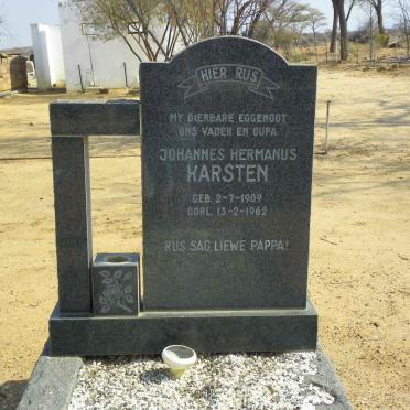 KARSTEN Johannes Hermanus 1909-1962