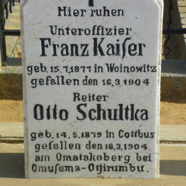 KAIZER Franz 1877-1904 :: SCHULTKA Otto 1879-1904