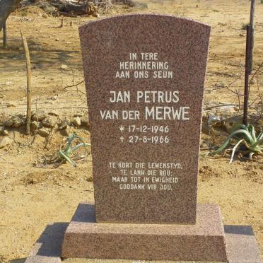 MERWE Jan Petrus, van der 1946-1966
