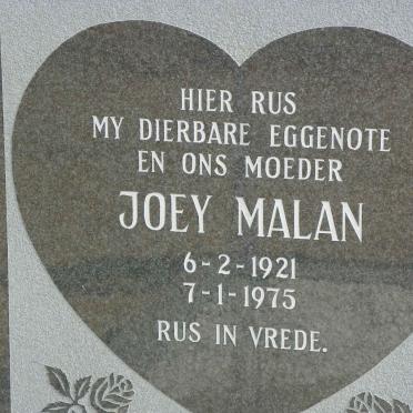 MALAN Joey 1921-1975