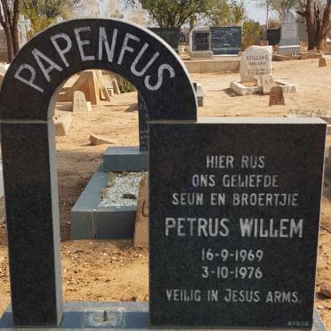 PAPENFUS Petrus Willem 1969-1976