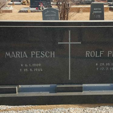 PESCH Rolf 1908-1997 &amp; Maria 1909-1964