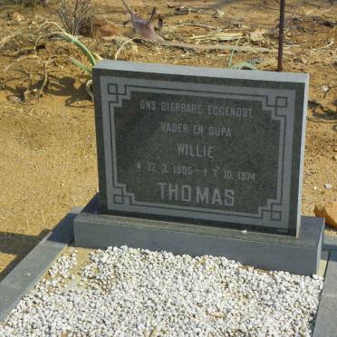 THOMAS Willie 1905-1974