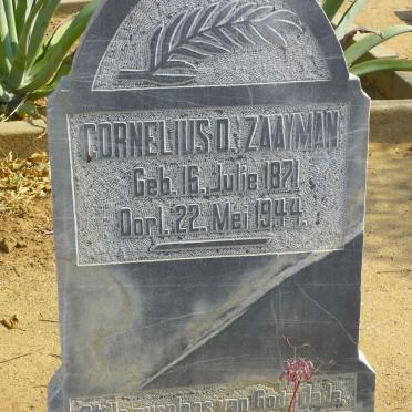 ZAAYMAN Cornelius D. 1871-1944