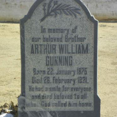GUNNING Arthur William 1875-1921