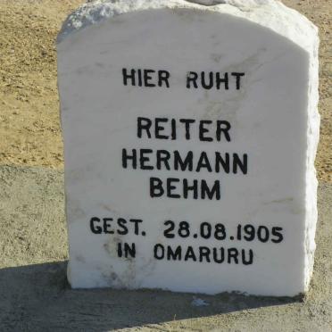 BEHM Hermann -1905