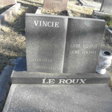 ROUX Vincie, le 1933-1993