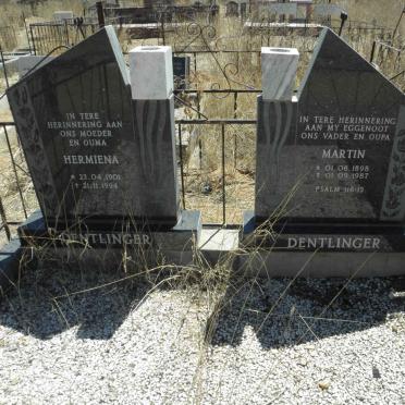 DENTLINGER Martin 1898-1987 &amp; Hermiena 1901-1994