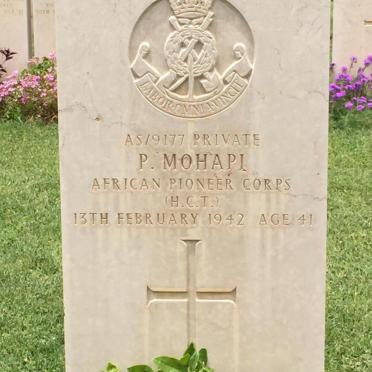 MOHAPI P. -1942