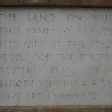 Italy, CESENA, War Cemetery