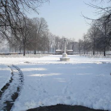 Italy, LOMBARDY, District Milan, Parco di Trenno, War cemetery