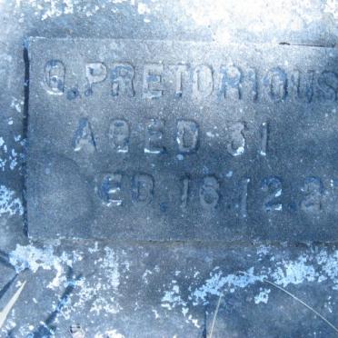 PRETORIOUS G. -1927
