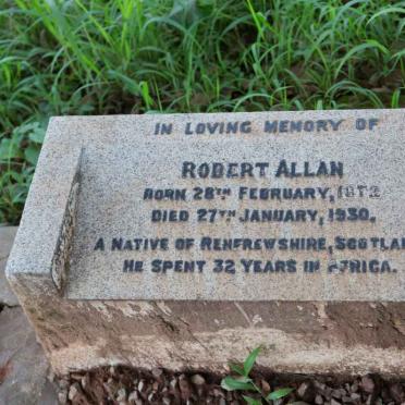 ALLAN Robert 1872-1930