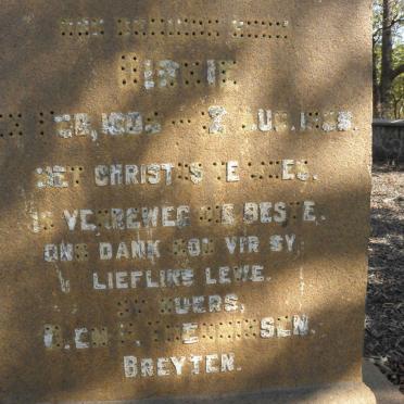 THEUNISSEN Dirkie, BREYTEN